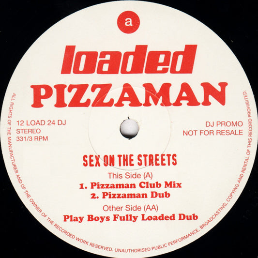 Pizzaman : Sex On The Streets (12", Promo)