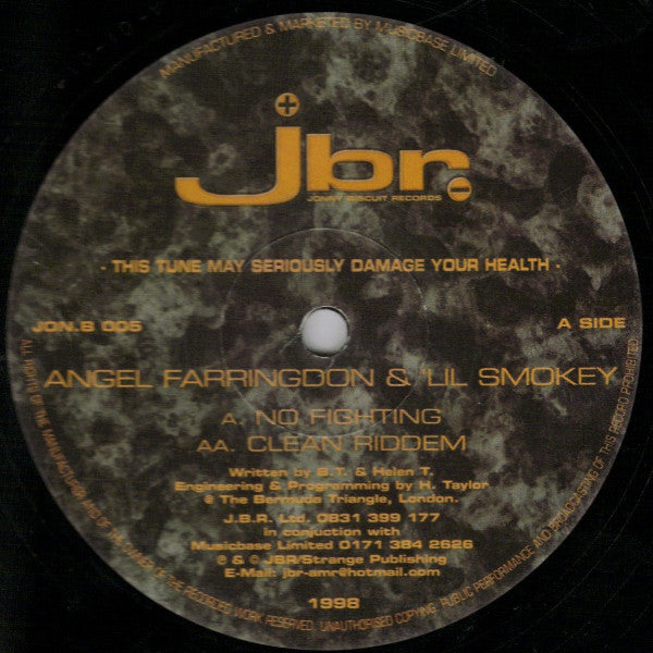 Angel Farringdon & 'Lil Smokey* : No Fighting / Clean Riddem (12")