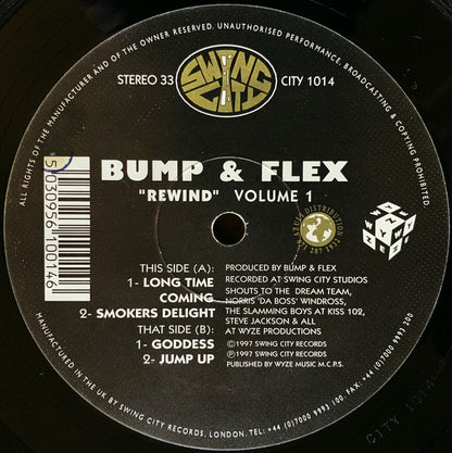 Bump & Flex : Rewind EP (12")