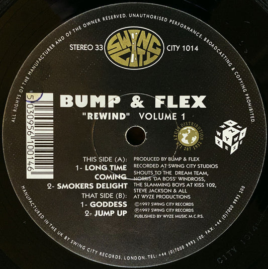 Bump & Flex : Rewind EP (12")