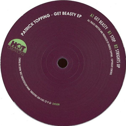 Patrick Topping : Get Beasty EP (12", EP)