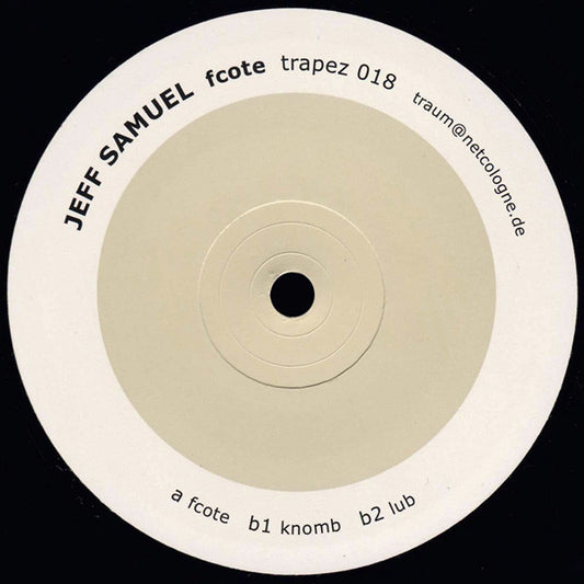 Jeff Samuel : Fcote (12")