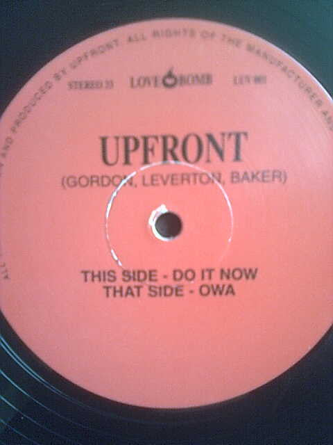 Upfront : Do It Now / Owa (12", Promo)