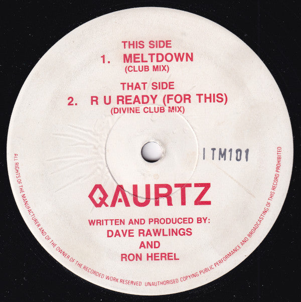 Qaurtz* : Meltdown (12", Red)