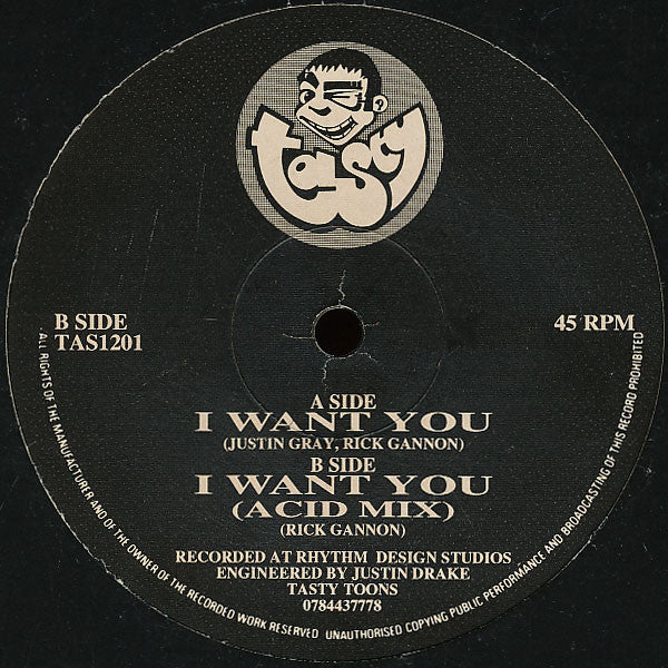 Rick Gannon And Justin Gray (15) : I Want You (12")