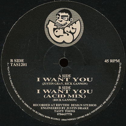 Rick Gannon And Justin Gray (15) : I Want You (12")