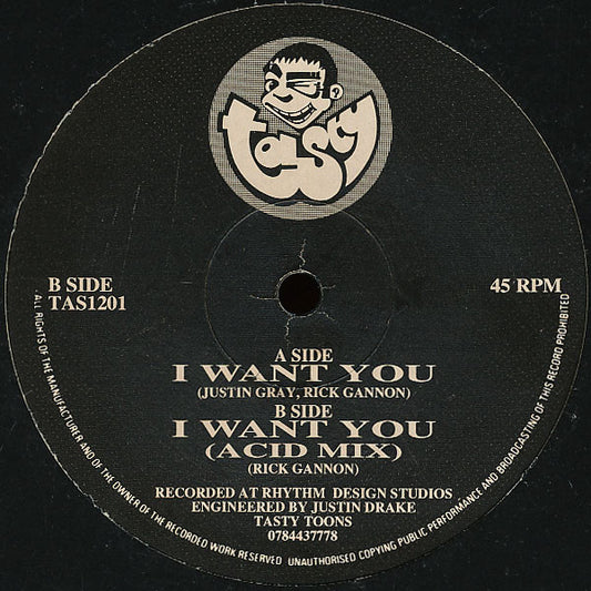 Rick Gannon And Justin Gray (15) : I Want You (12")