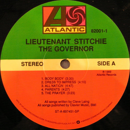 Lieutenant Stitchie : The Governor (LP, Album)