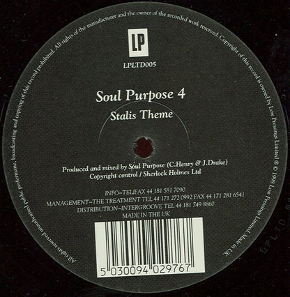 Soul Purpose : Soul Purpose 4 (12", S/Sided)