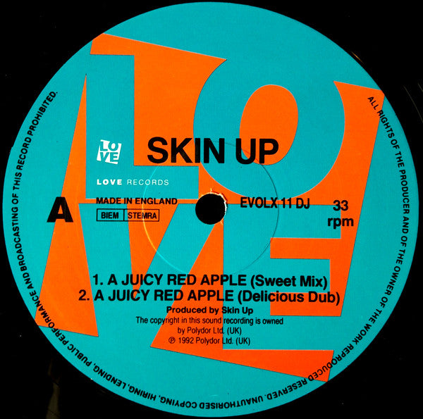 Skin Up : A Juicy Red Apple (12", Promo)