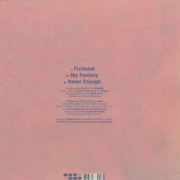 Virginia (27) : My Fantasy EP (12", EP)