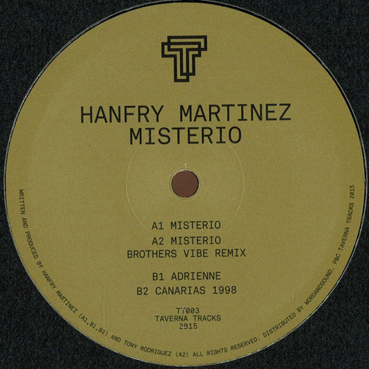 Hanfry Martinez : Misterio EP (12", EP)