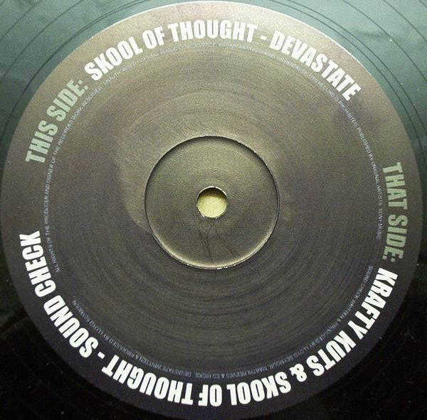 Krafty Kuts & Skool Of Thought : Soundcheck / Devastate (12")