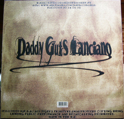 Daddy Guts Lanciano Feat. The X Supervisor : For My Mother (12", EP)