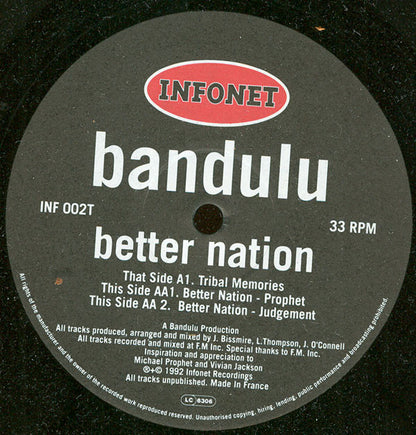 Bandulu : Better Nation (12")