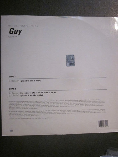 Guy : Dancin' (12", Promo)