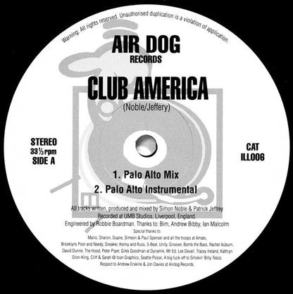 Club America : Club America (12")