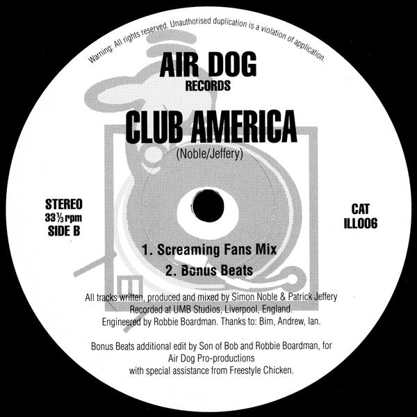 Club America : Club America (12")