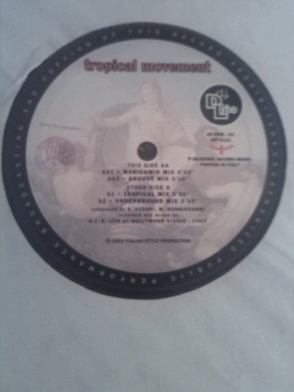 DJ D Lite : Tropical Movement (12")