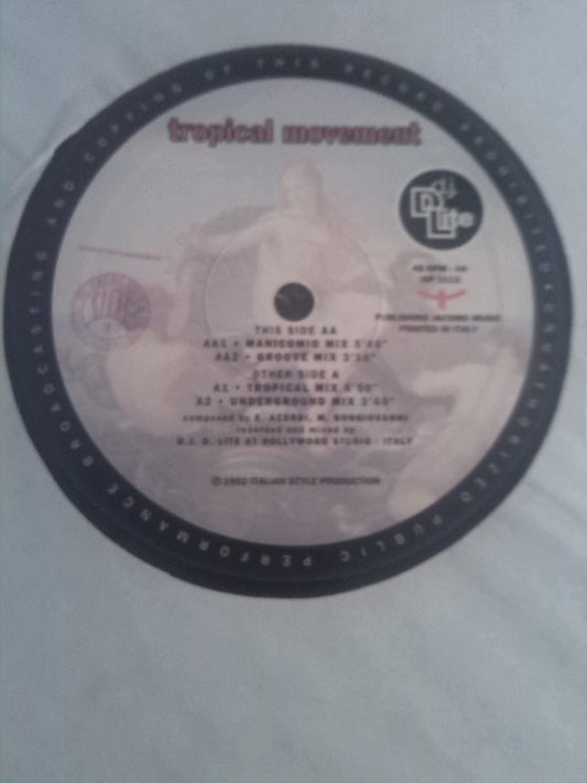 DJ D Lite : Tropical Movement (12")