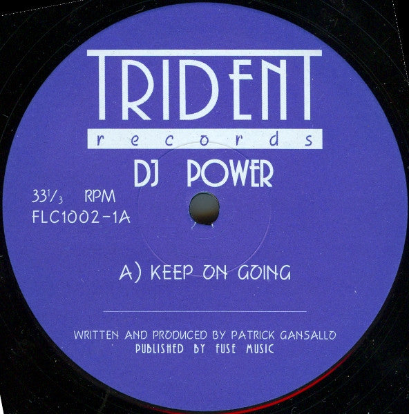 DJ Power (3) : Keep On Going / Watch Dis (12")