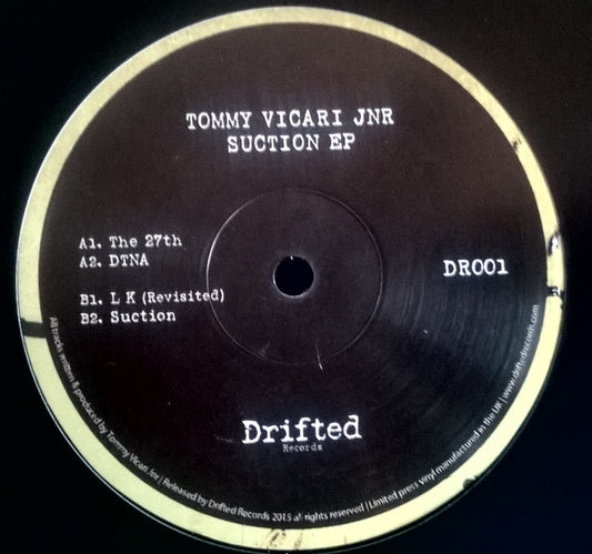Tommy Vicari Jnr : Suction (12", EP)