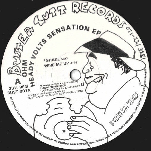 Ohm (6) : Heady Volts Sensation EP (12", EP)