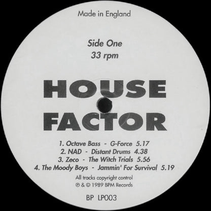 Various : House Factor (LP, Comp)