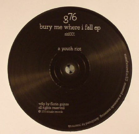 g76 : Bury Me Where I Fall EP (12", EP)