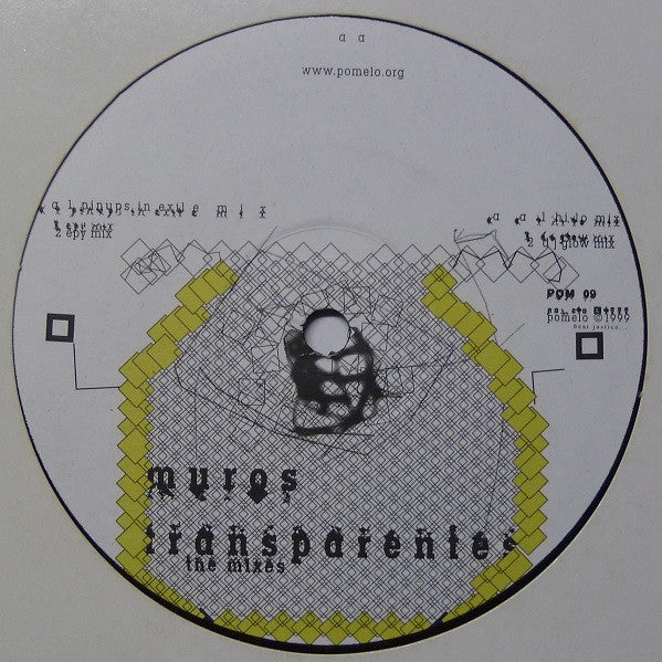 Various : Muros Transparentes - The Mixes (12")