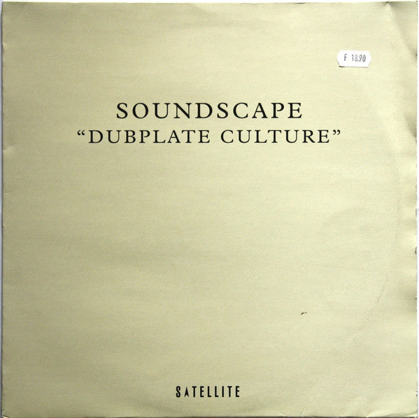 Soundscape (6) : Dubplate Culture (12", TP)