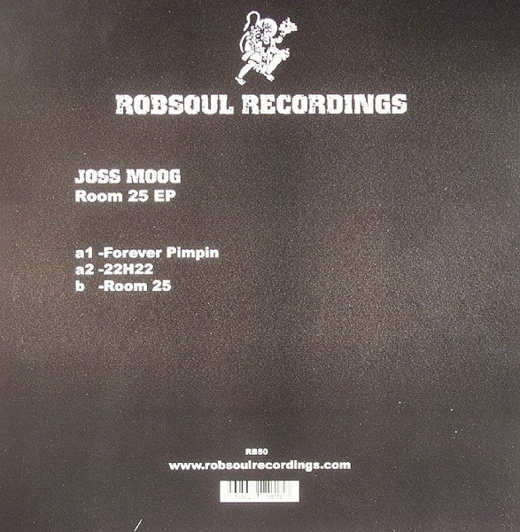 Joss Moog : Room 25 EP (12", EP)