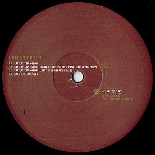 Cricco Castelli : Life Is Changing (12")