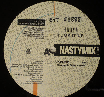 4-Way! : Pump It Up (12", W/Lbl)