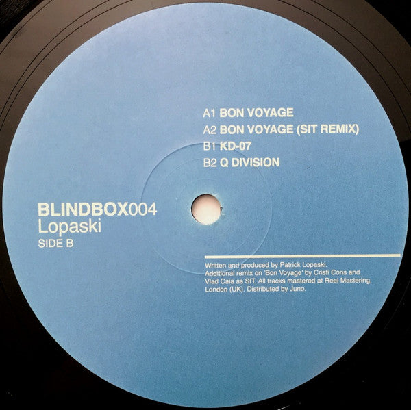 Lopaski : Blind Box 004 (12", EP)