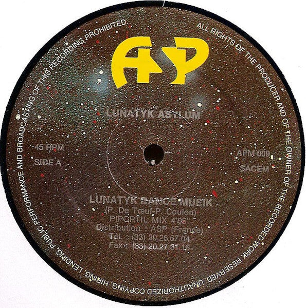 Lunatyk Asylum : Lunatyk Dance Music (12")