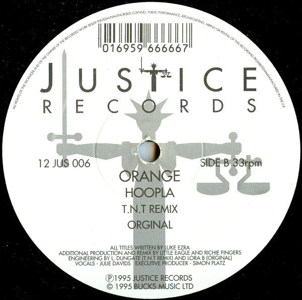 Orange (19) : Hoopla (12")