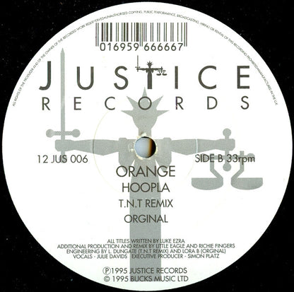Orange (19) : Hoopla (12")