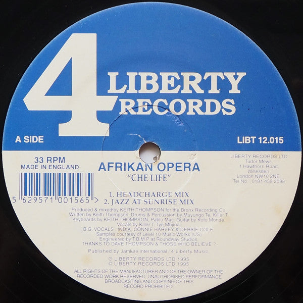 Afrikan Opera : Che Life (12")