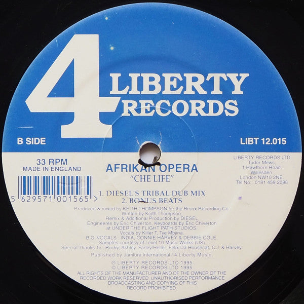 Afrikan Opera : Che Life (12")