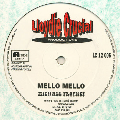 Michael Prophet : Mello Mello (12")
