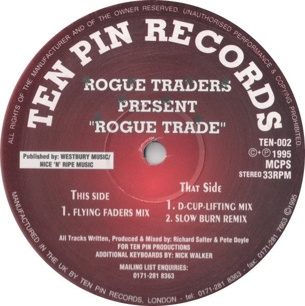 Rogue Traders (2) : Rogue Trade (12")