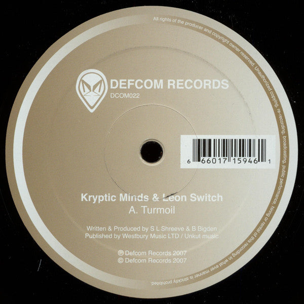 Kryptic Minds & Leon Switch / Rido : Turmoil / Strangers (12")