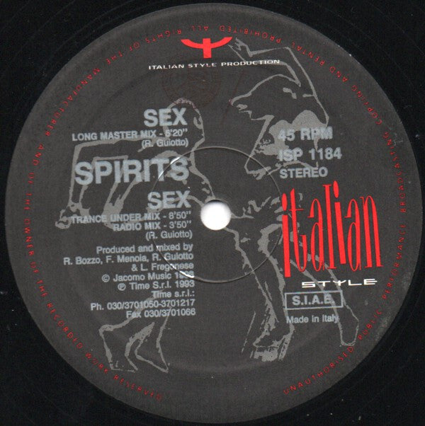 Spirits (4) : Sex (12")