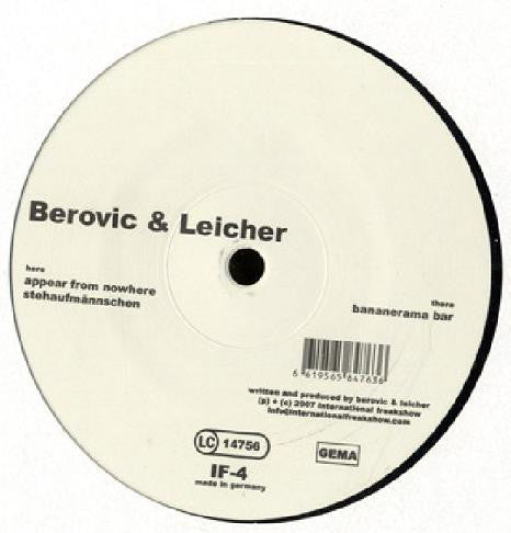 Berovic & Leicher : Bananerama Bar (12")