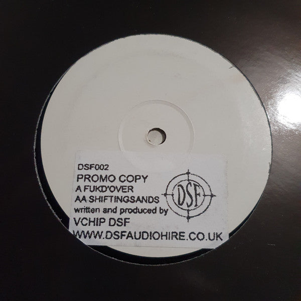 V Chip : Fukd' Over / Shifting Sands (12", Promo, W/Lbl, Sti)