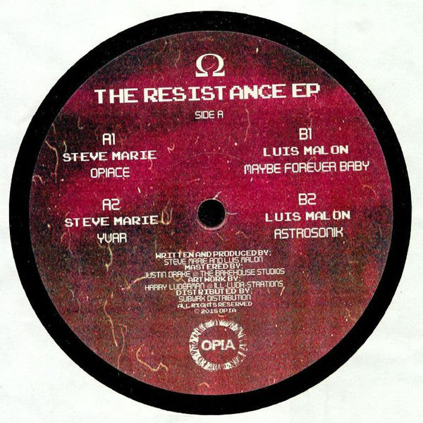 Steve Marie, Luis Malon :  The Resistance EP (12", EP)