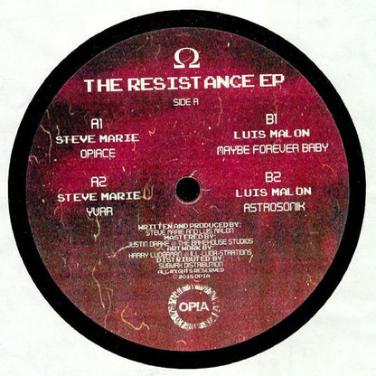 Steve Marie, Luis Malon :  The Resistance EP (12", EP)