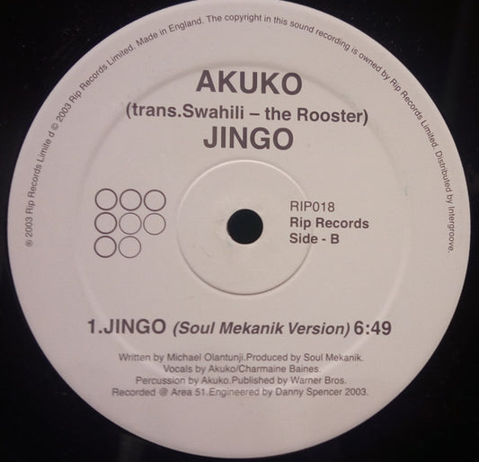 Akuko : Jingo (12", Promo)