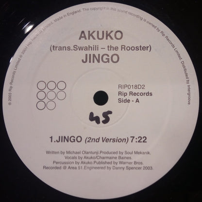 Akuko : Jingo (12", Promo)